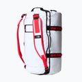 Cestovná taška The North Face Base Camp Duffel S 50 l white/black/elevation red 3