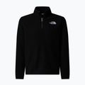 Detská fleecová mikina The North Face Teen Glacier 1/4 Zip black