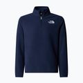 Detská fleecová mikina The North Face Teen Glacier 1/4 Zip summit navy