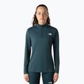 Dámske tričko The North Face Flex 1/4 Zip Slim deep cypress