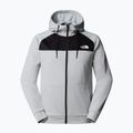 Muška dukserica The North Face Reaxion Fleece Full Zip Hoodie visoka siva svijetla heather
