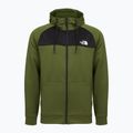 Men's hoodie The North Face Reaxion Fleece Full Zip Hoodie woodland green/black