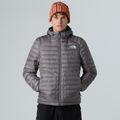 Pánska páperová bunda The North Face Huila Synthetic Hoodie smoked pearl