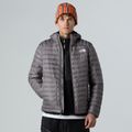 Pánska páperová bunda The North Face Huila Synthetic Hoodie smoked pearl 4