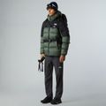 Pánska páperová bunda The North Face Diablo Down 2.0 Hoodie shoulder mist/black heather 2
