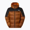 Pánska páperová bunda The North Face Diablo Down 2.0 Hoodie mushroom ember/black heather/recycled