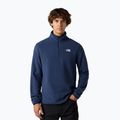 Pánska fleecová mikina The North Face Glacier Fleece 1/4 Zip summit navy