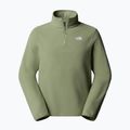 Pánska fleecová mikina The North Face Glacier Fleece 1/4 Zip shoulder mist 4