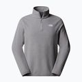 Pánska fleecová mikina The North Face Glacier Fleece 1/4 Zip mid grey heather 4