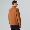 Pánska fleecová mikina The North Face Glacier Fleece 1/4 Zip burnt umber 3