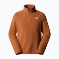 Pánska fleecová mikina The North Face Glacier Fleece 1/4 Zip burnt umber 4