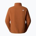 Pánska fleecová mikina The North Face Glacier Fleece 1/4 Zip burnt umber 5