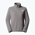 Dámska fleecová mikina The North Face Glacier Fleece 1/4 Zip mid grey heather 4