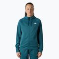 Damska bluza The North Face Reaxion 2.0 z kapturem, rozpinana na całej długości, w kolorze ciemnoszarym.