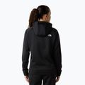 Damska bluza The North Face Reaxion 2.0 z kapturem, pełny zamek, czarna heather 3