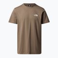 Pánske tričko The North Face Simple Dome moka brown 3