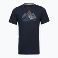 Pánske tričko Smartwool Peak Bagger Active SS Graphic Tee navy