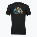 Pánske tričko Smartwool Peak Bagger Active SS Graphic Tee black