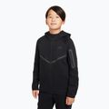 Detská mikina Nike Sportswear Tech Fleece Full Zip black/black/black