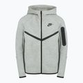 Detská mikina Nike Sportswear Tech Fleece Full-Zip dark grey heather/black/black 9