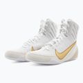 Boxerské topánky Nike Machomai 3 white/metallic gold 10