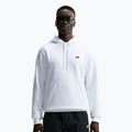Pánska mikina Nike Club Pullover Hoodie white/white/black