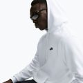 Pánska mikina Nike Club Pullover Hoodie white/white/black 4
