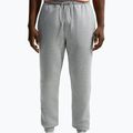 Pánske nohavice Nike Club Cuffed Brushed dark grey heather/light smoke grey/white
