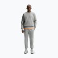 Pánske nohavice Nike Club Cuffed Brushed dark grey heather/light smoke grey/white 2