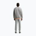 Pánske nohavice Nike Club Cuffed Brushed dark grey heather/light smoke grey/white 3