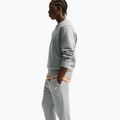 Pánske nohavice Nike Club Cuffed Brushed dark grey heather/light smoke grey/white 4