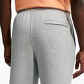 Pánske nohavice Nike Club Cuffed Brushed dark grey heather/light smoke grey/white 5