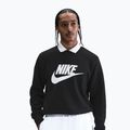 Pánska mikina Nike Sportswear Club Graphic Fleece Crew black/white