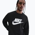Pánska mikina Nike Sportswear Club Graphic Fleece Crew black/white 4