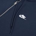 Pánska mikina Nike Club Full Zip Hoodie obsidian/obsidian/white 8