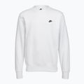Pánska mikina Nike Club Fleece Crew white/black 7