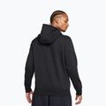 Pánska mikina Nike Club Full Zip Hoodie black/black/white 3