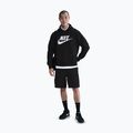 Pánska mikina Nike Club Pullover Hoodie black/black/white 2
