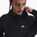 Pánska mikina Nike Club Pullover Hoodie black/black/white 5