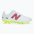 Pánska futbalová obuv/ kopačky New Balance 442's Academy V2 FG white/lime 2