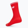 Ponožky New Balance Running Stripe Midcalf 2 ks red/white 2