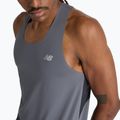 Pánske bežecké tielko New Balance Race Day Tank graphite 4