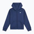 Detská mikina New Balance Brush Back Small Logo Full Zip Hoodie nb navy