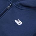 Detská mikina New Balance Brush Back Small Logo Full Zip Hoodie nb navy 3