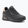 Dámska obuv SKECHERS Uno Wedge Hi Steps black/rose gold