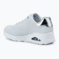 Dámska obuv SKECHERS Uno Shimmer Away white/silver 3