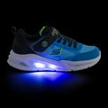 Detská obuv SKECHERS Meteor Lights black/blue 8