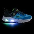 Detská obuv SKECHERS Meteor Lights black/blue 9
