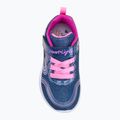 Detské topánky SKECHERS Heart Lights Retro Hearts navy leather/multi trim 5