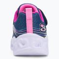 Detské topánky SKECHERS Heart Lights Retro Hearts navy leather/multi trim 6